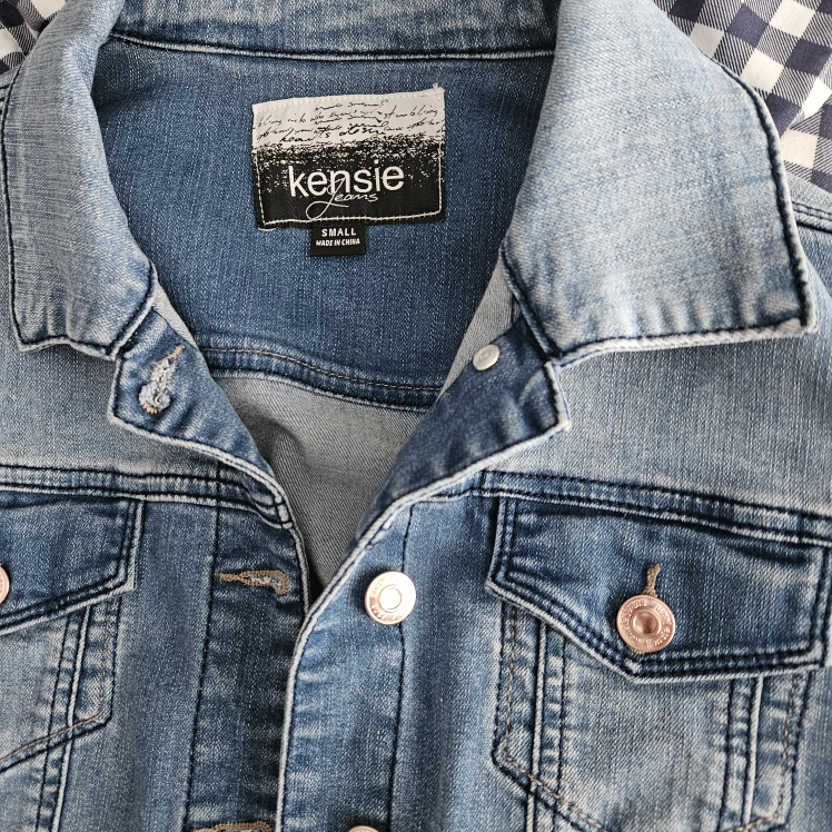 Kensie Jeans Denim Jacket - Size Small - photo 2