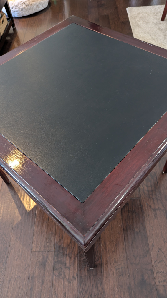 Mahogany Folding Game Table - photo 2