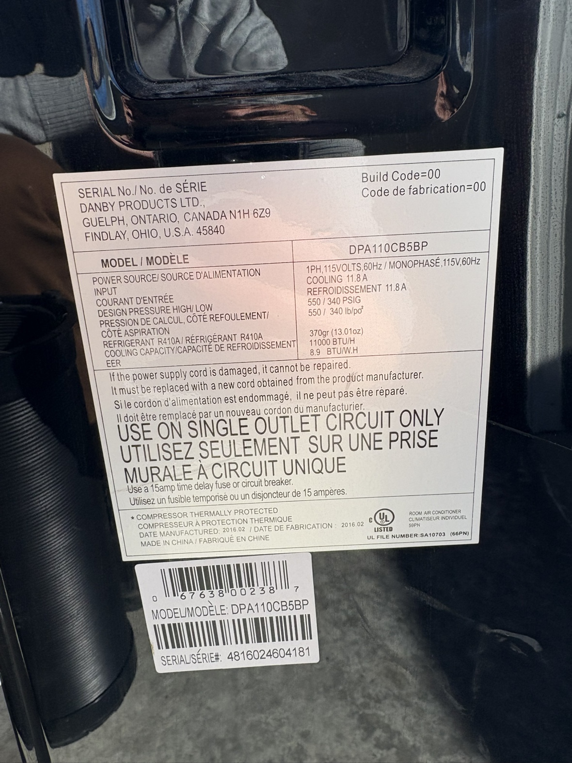 Danby Premiere Air Conditioner - photo 4