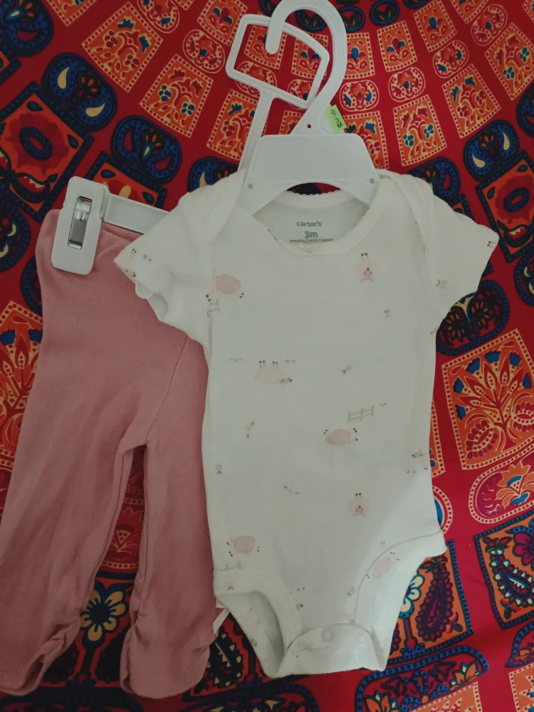 (5pcs 0-3)Baby Girl Clothes Bundle 3m, Carter's & More 🏈 thumbnail