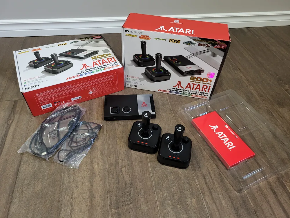 Atari 200+ Retro Video Game System with 2 Wireless Joysticks image indicator(2)