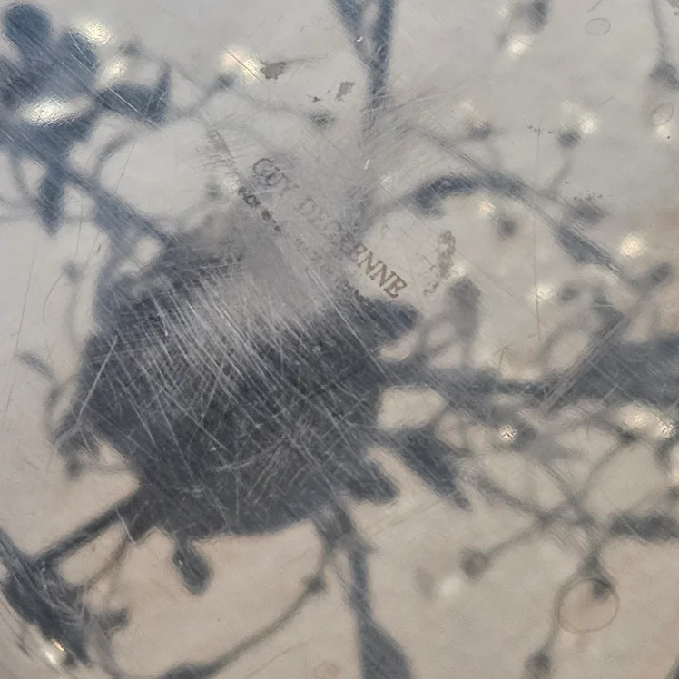 Vintage Guy Degrenne Silver Plated Oval Serving Tray image indicator(6)