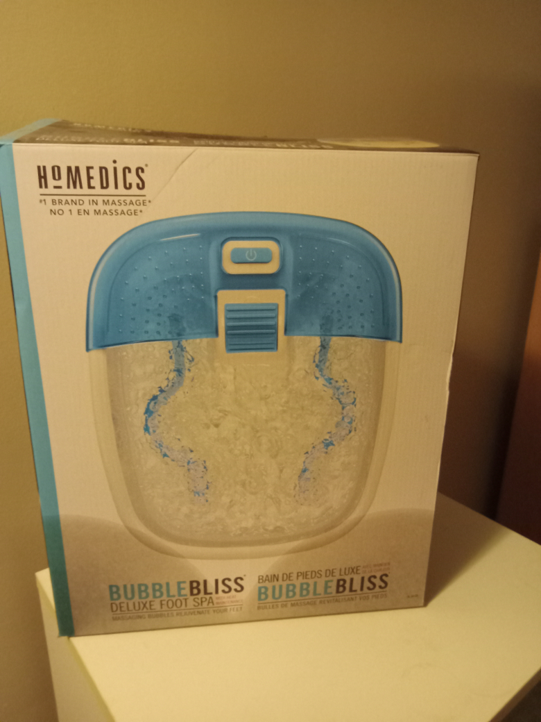 Homedics BubbleBliss Deluxe Foot Spa