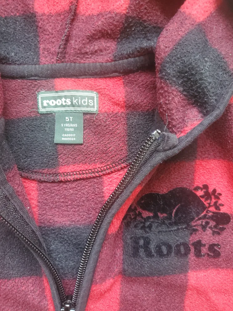 Roots Kids Fleece Zip-Up Hoodie - Size 5T image indicator(2)