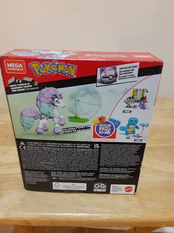 Mega Construx Pokemon Power Pack Galarian Ponyta Toys for Kids image indicator(3)