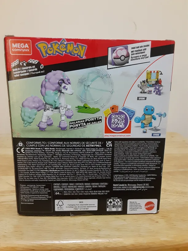 Mega Construx Pokemon Power Pack Galarian Ponyta Toys for Kids image indicator(4)