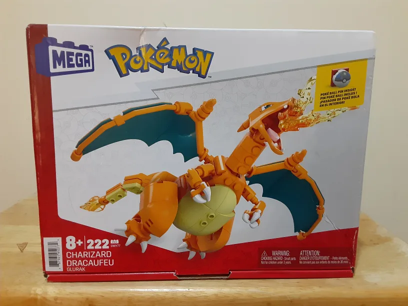 New MEGA Pokémon Charizard Construction Set (222 pieces) image indicator(5)