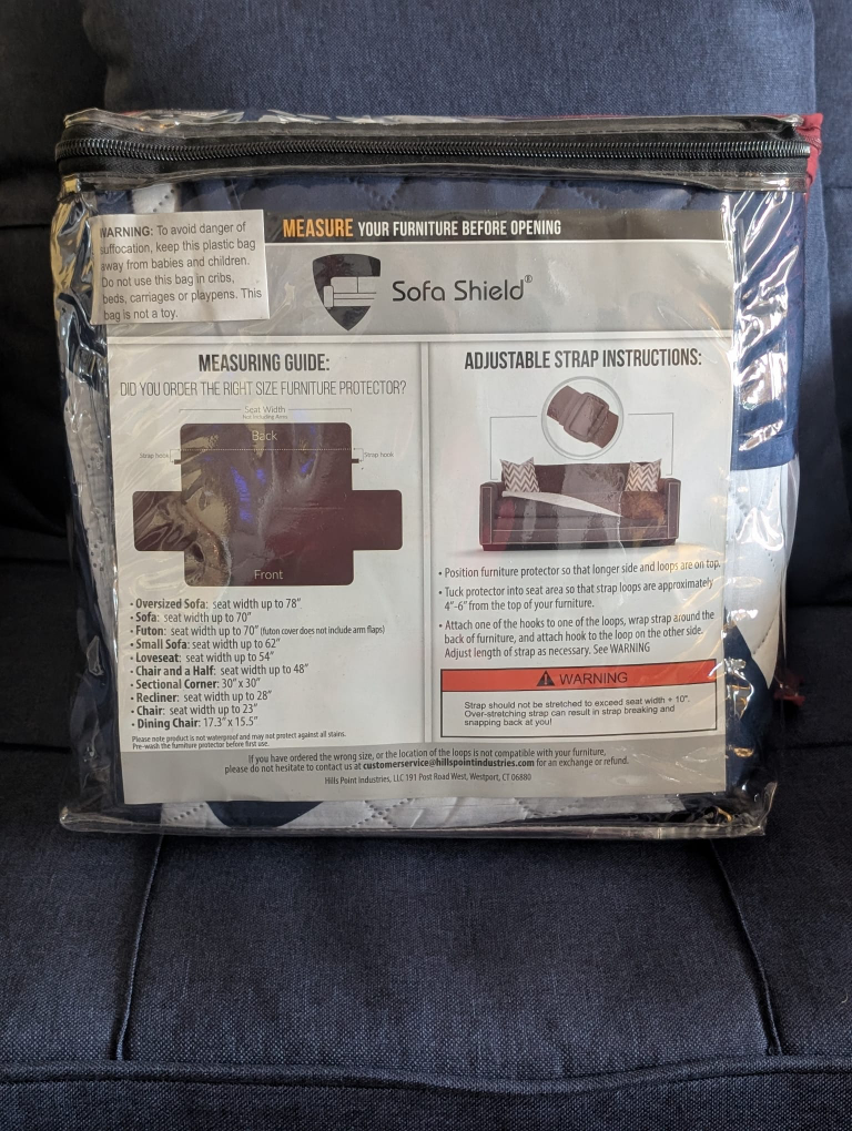 Reversible Sofa/Furniture Protector Cover - photo 2