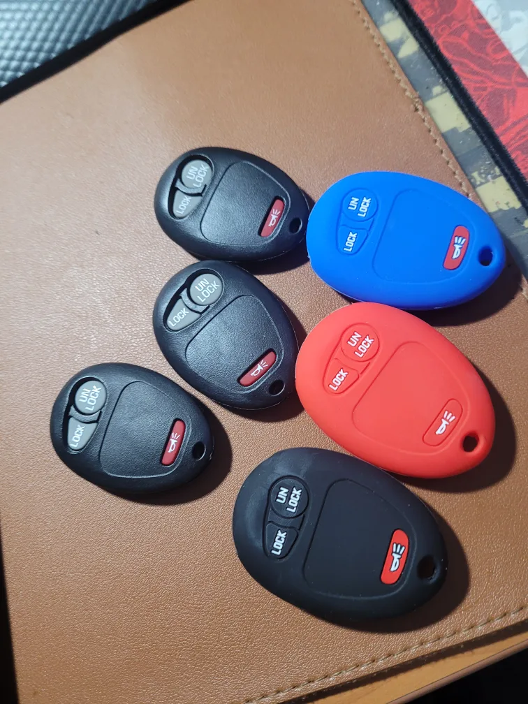 Hummer h3 key shell & silicone keyfob cover image indicator(2)