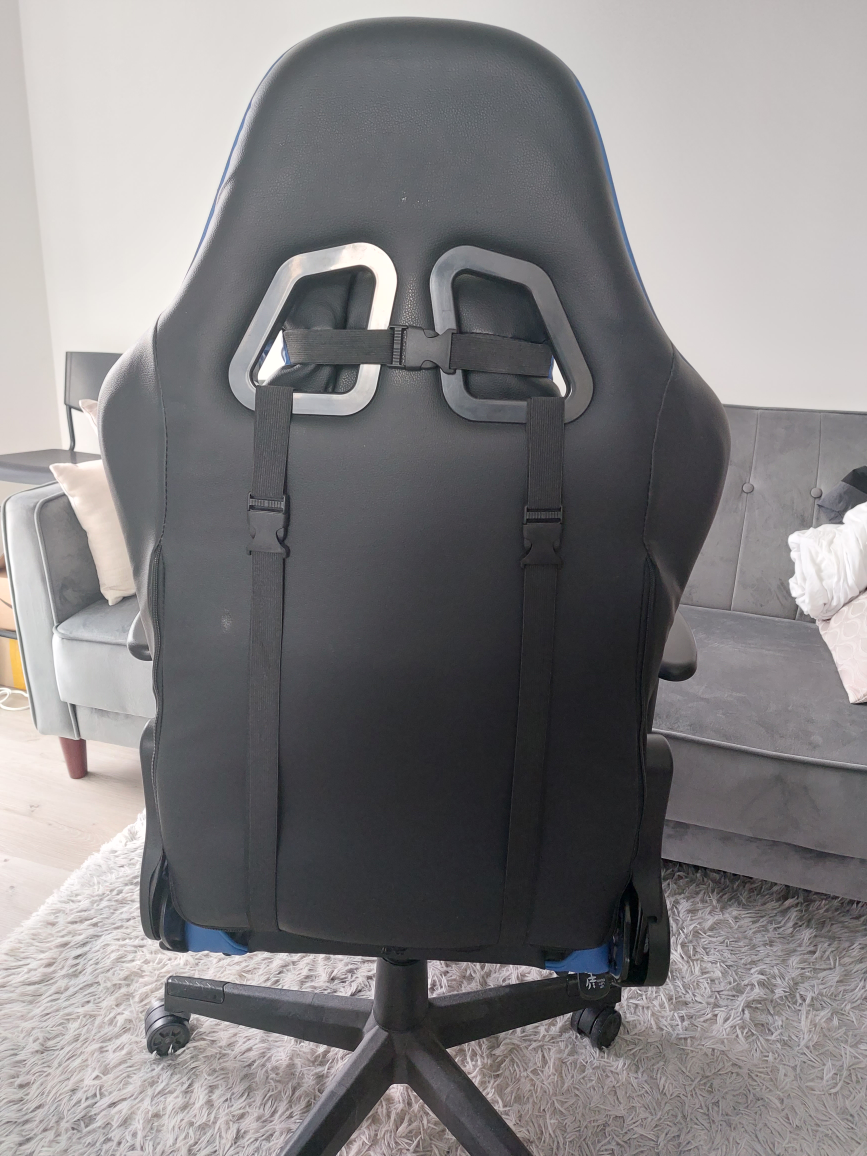 HAWGUAR Gaming Chair - Blue and Black - photo 3