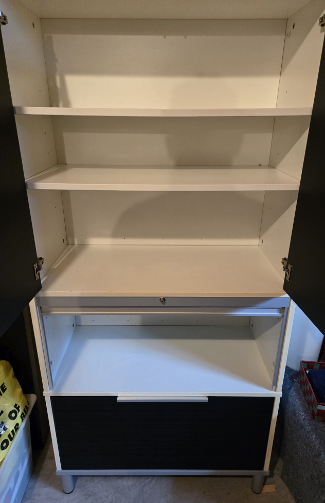 Storage Cabinet with Shelves and Drawers - photo 2