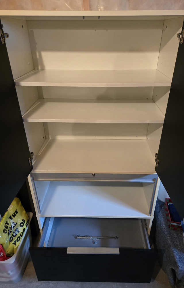 Storage Cabinet with Shelves and Drawers - photo 3
