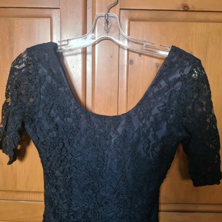 🏈Dark blue Lace Bodycon Dress🏈 image indicator(4)