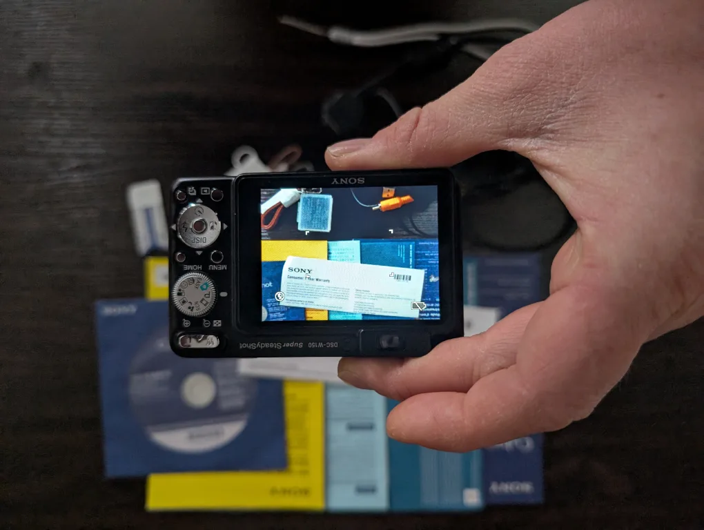 Sony Cyber-shot DSC-W150 Digital Camera - New in Box image indicator(5)