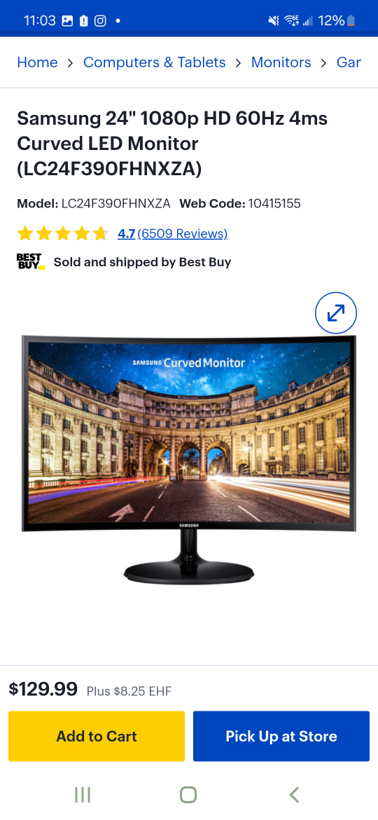 Samsung Curved Monitor - 24 Inch - photo 5