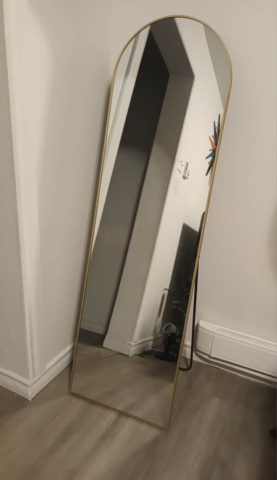 Full Length Gold Arch Mirror