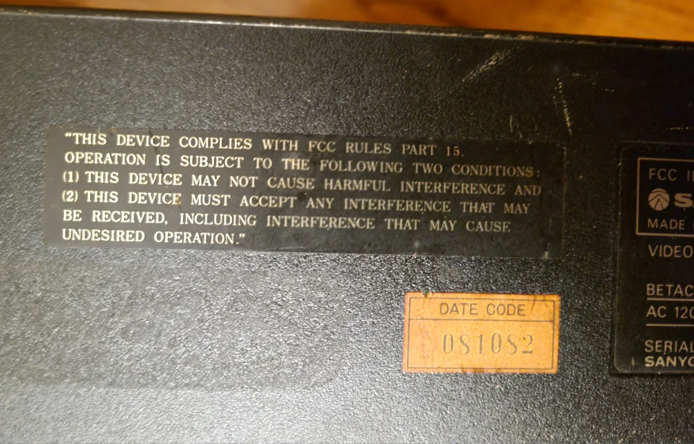 Vintage Sanyo VCR 3000 Video Cassette Recorder image indicator(7)