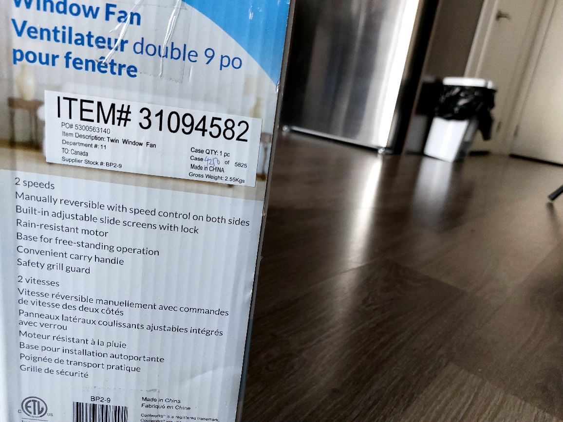 9" Cool Works Twin Window Fan - Brand New in Box