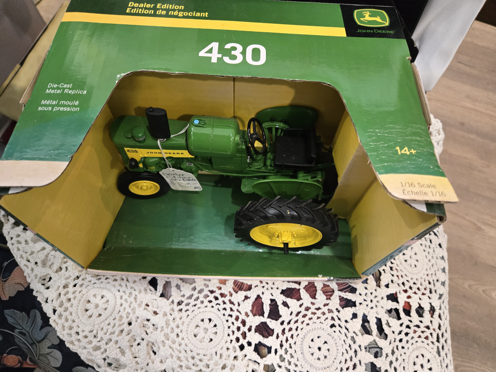 John Deere 430 Dealer Edition 1/16 Scale Collectible Tractor