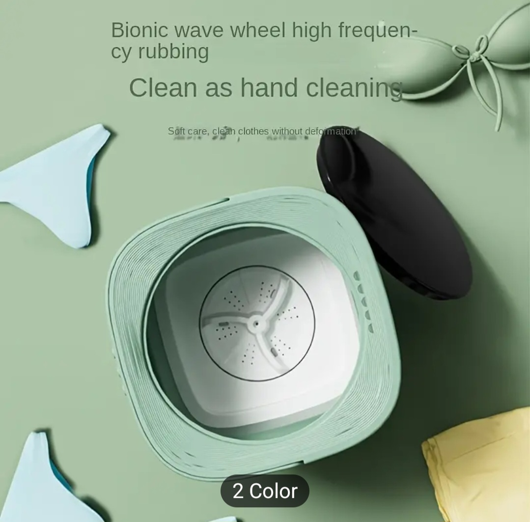 Portable Mini Washing Machine - Green