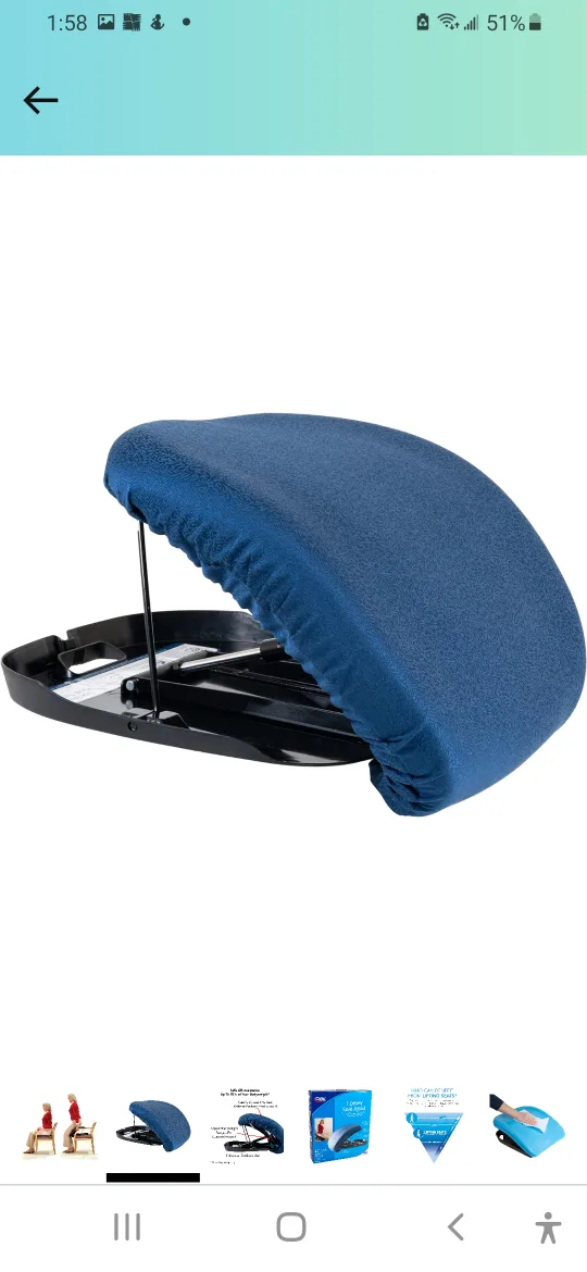 Carex UPEASY Seat Assist - Portable and Easy to Use image indicator(5)