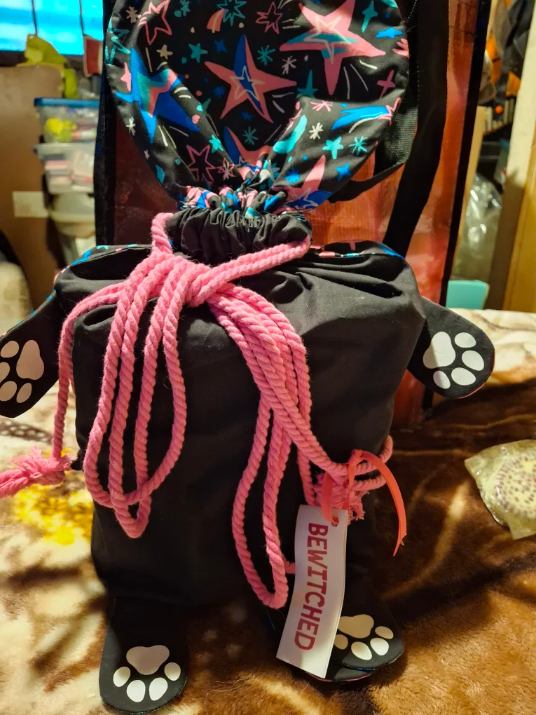 Bewitched Cat Drawstring Bag image indicator(5)