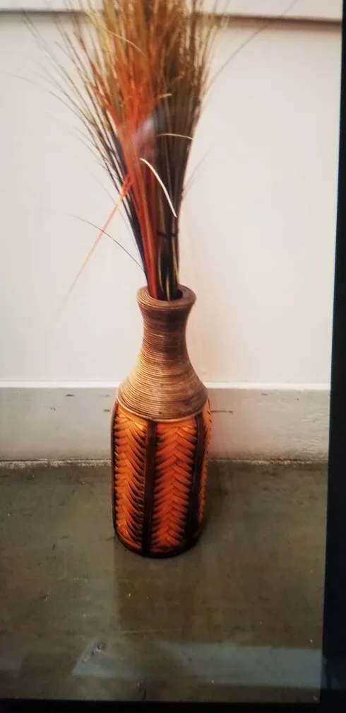 Woven Vase with Dried Floral Arrangement image indicator(4)