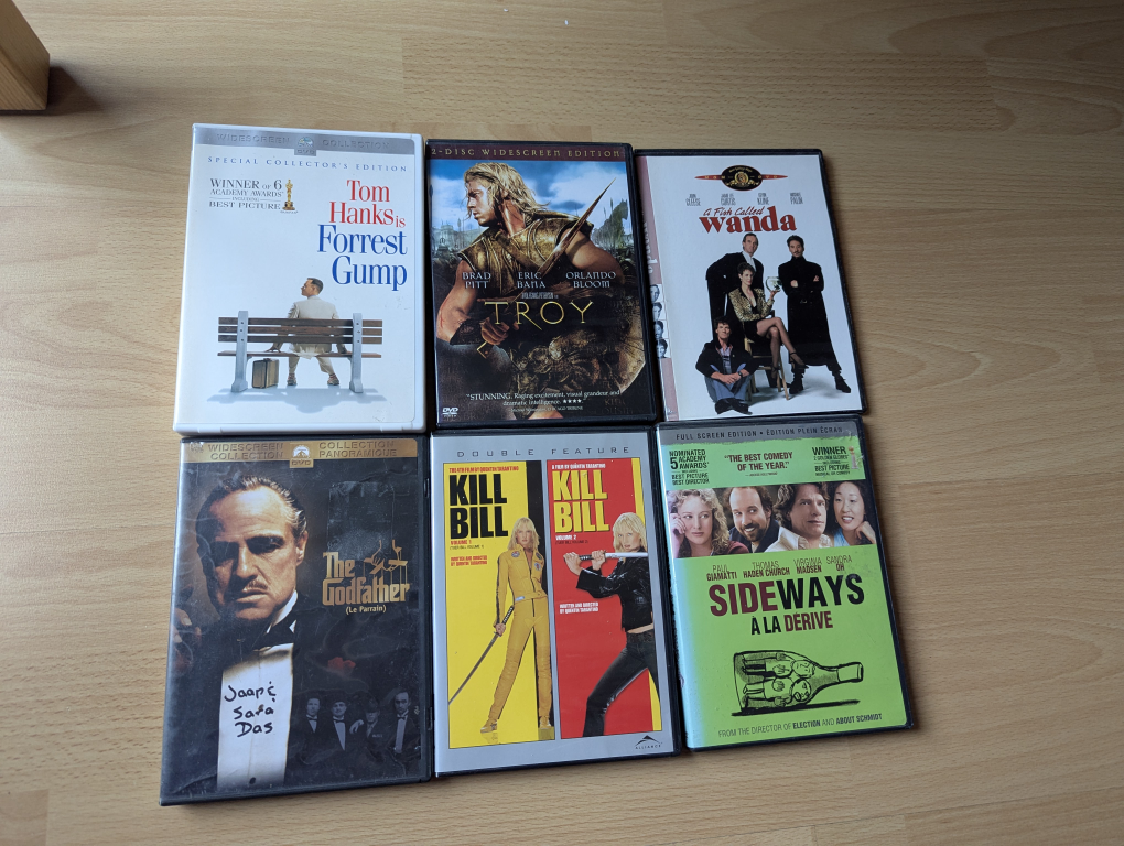 bundle of dvds