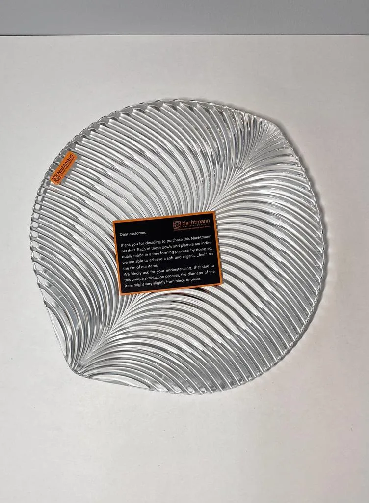 Nachtmann Crystal Serving Platter 🏈 image indicator(3)