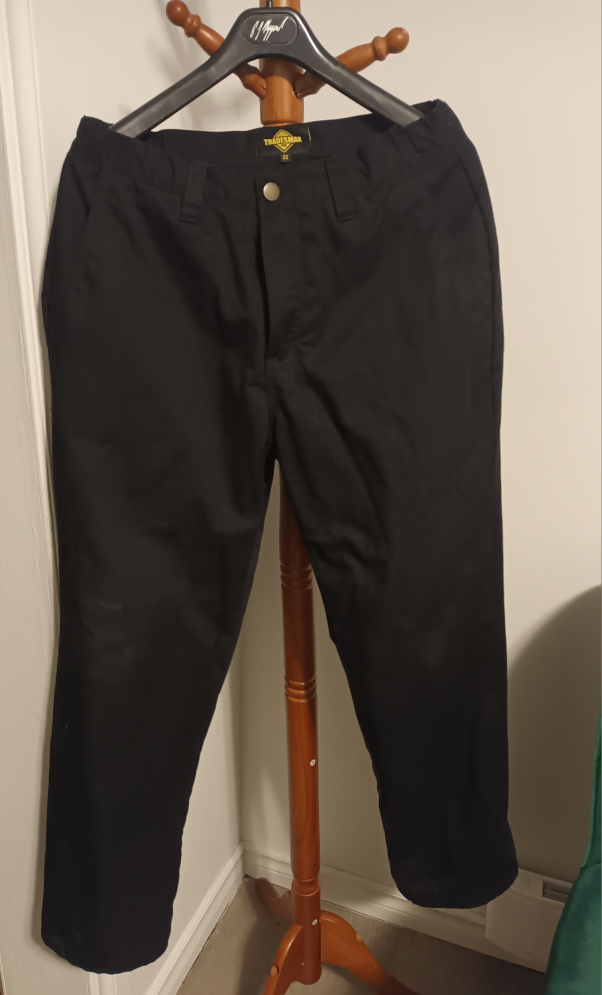Tradesmax Pro Men's Black Work Pants - Size 32