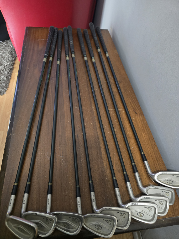 Golf club lot, bag, bag push cart and clubs - photo 4