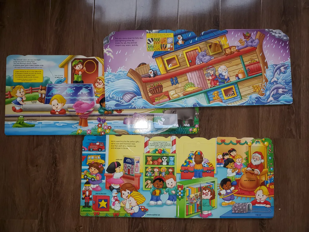 Three Fisher-Price Little People Lift-the-Flap Books image indicator(2)