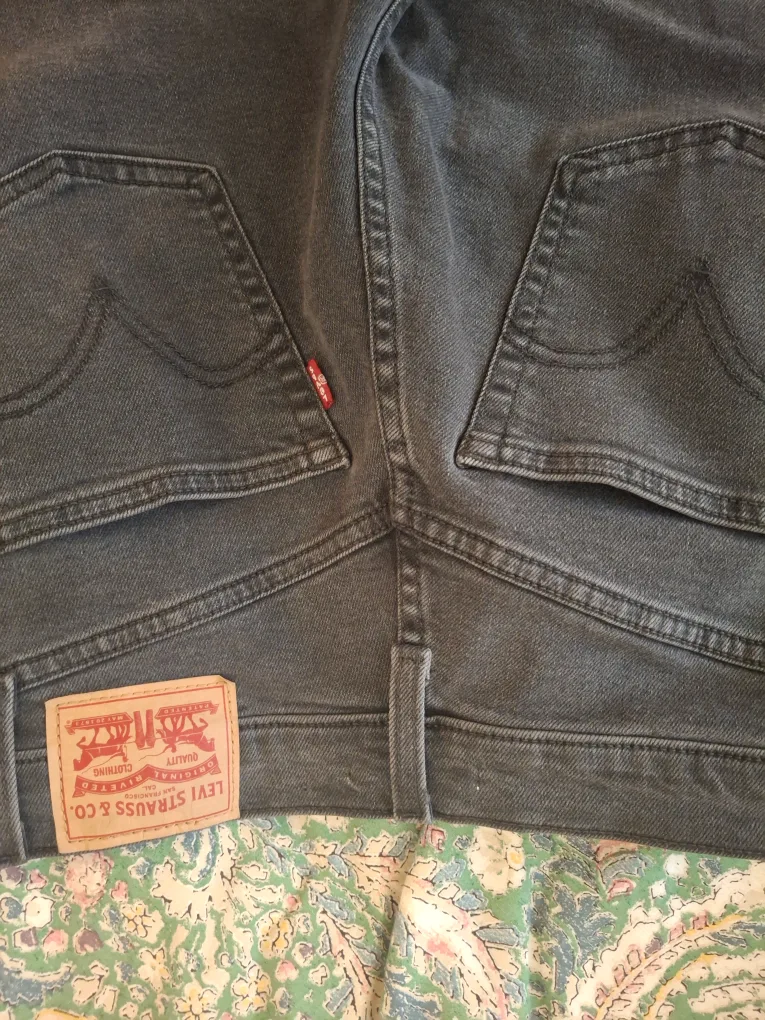 Levi's Ribcage Straight Jeans, Size 28 image indicator(4)
