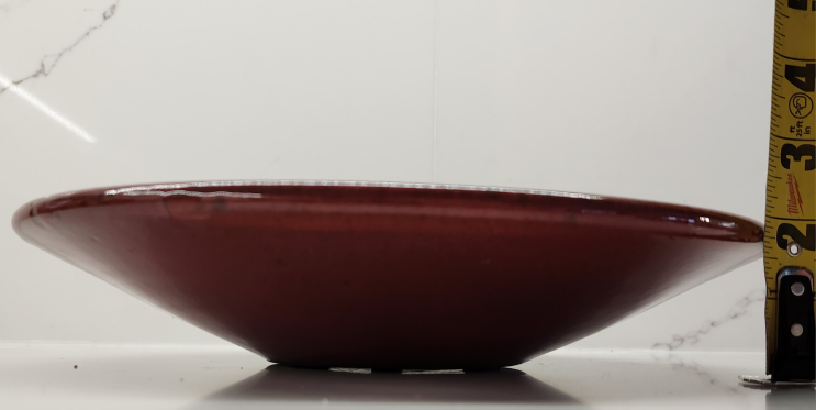 Unique Large Red Ceramic Platter/Bowl - photo 5
