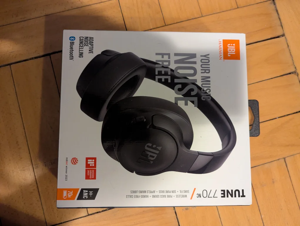 JBL Tune 770NC Wireless Noise Cancelling Headphones