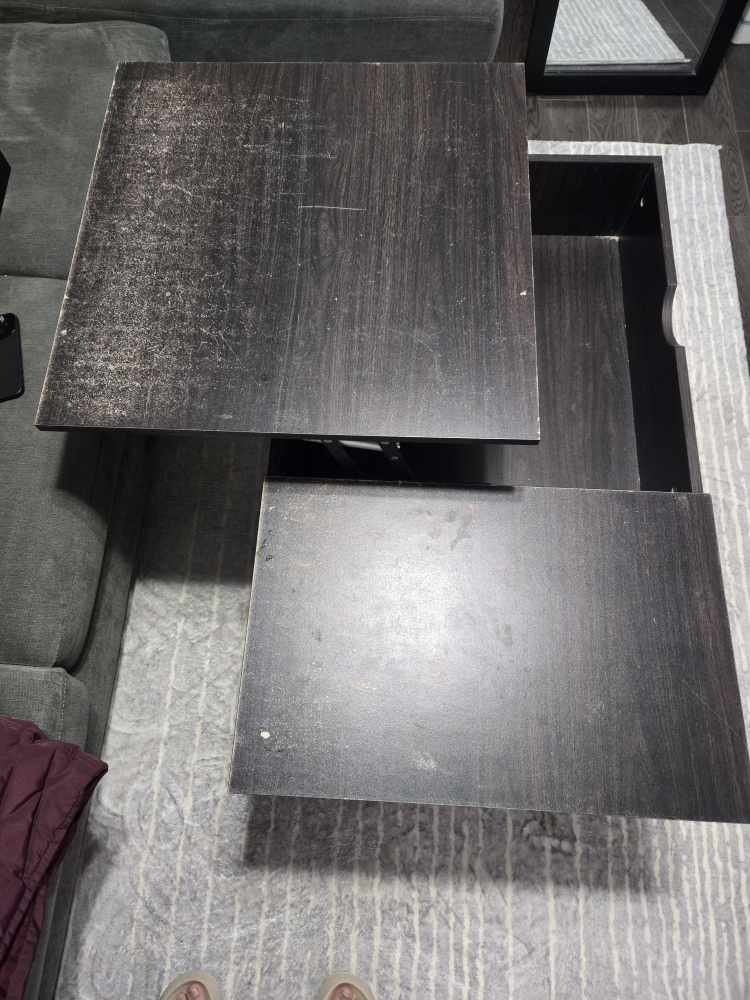 Lift-Top Coffee Table with Storage