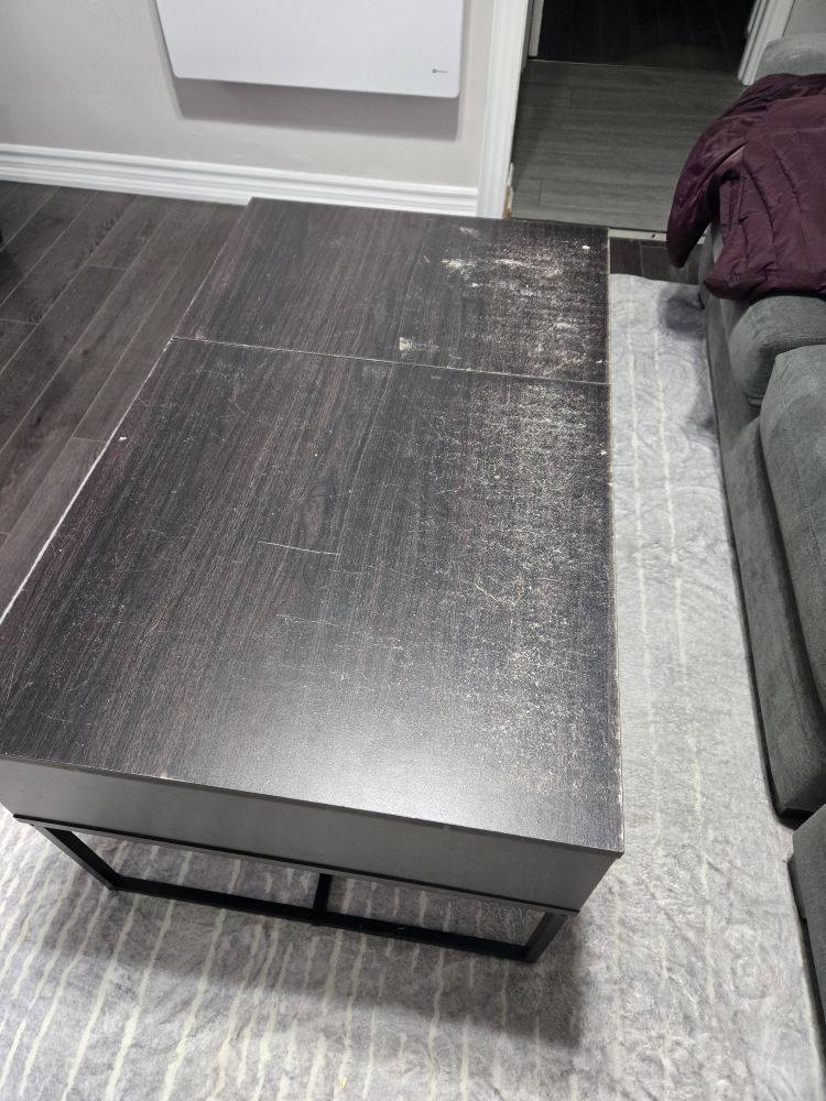 Lift-Top Coffee Table with Storage - photo 3