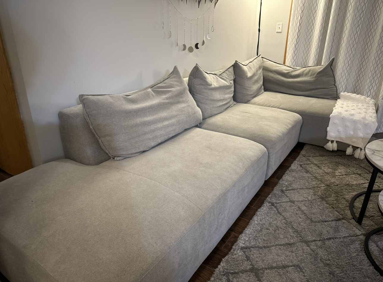 Light Gray Sectional Sofa
