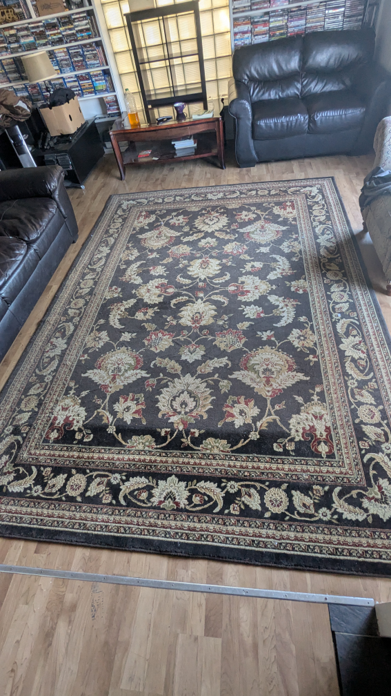 Large Floral Area Rug