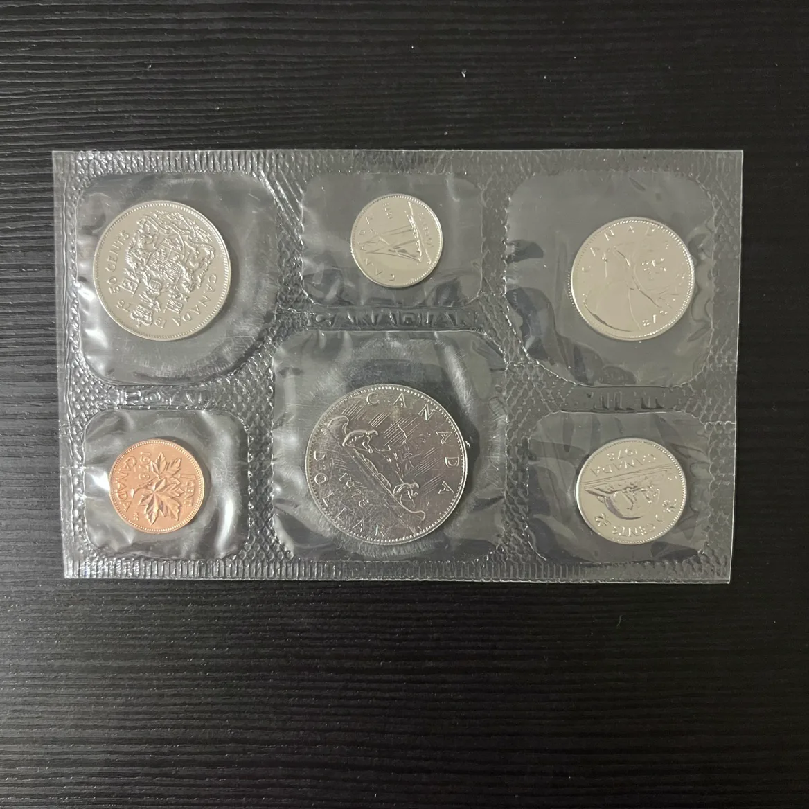 1978 Canada Prooflike 6 Coin Original Set image indicator(3)