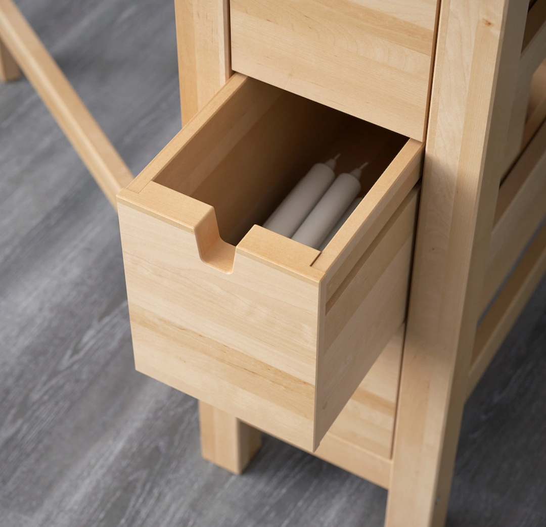 IKEA Drop-Leaf Table with Drawers