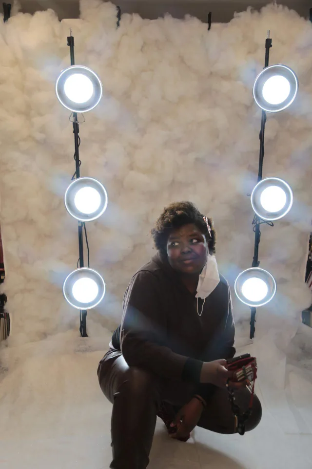 Unopened 5lb box of Poly-fil Premium Polyester Fiber Fill image indicator(4)