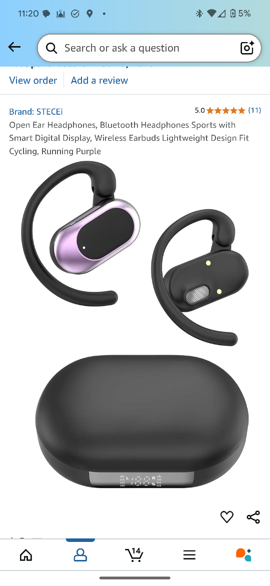 STECEI Bluetooth Headphones - Purple