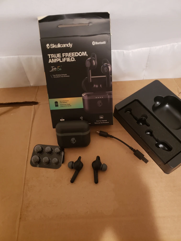 Skullcandy Indy Evo True Wireless Earbuds - Black
