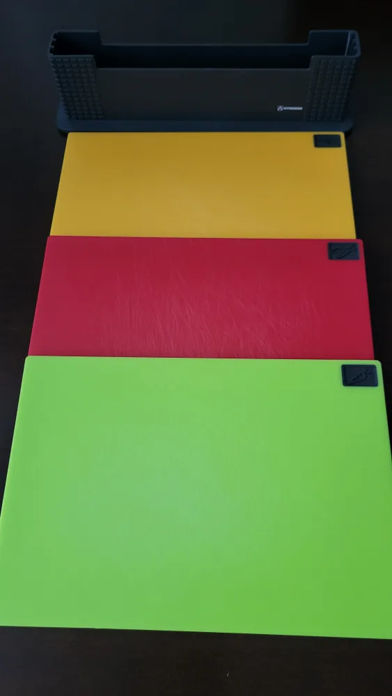 Three-Piece Cutting Board Set with Stand image indicator(2)