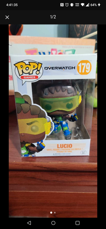 Overwatch Lucio Pop! Vinyl Figure #179