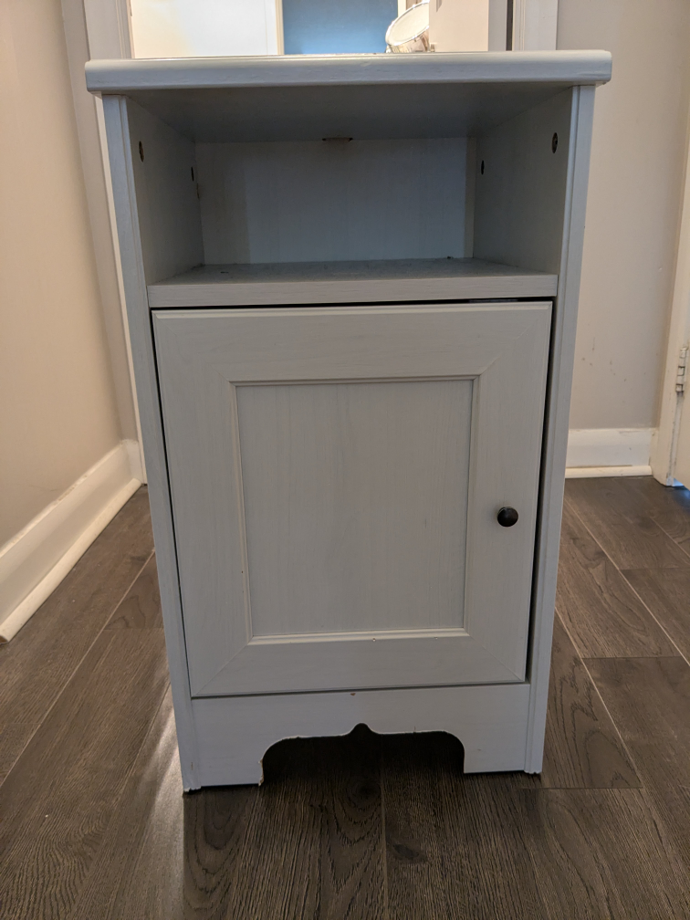 IKEA Aspelunde White Nightstand