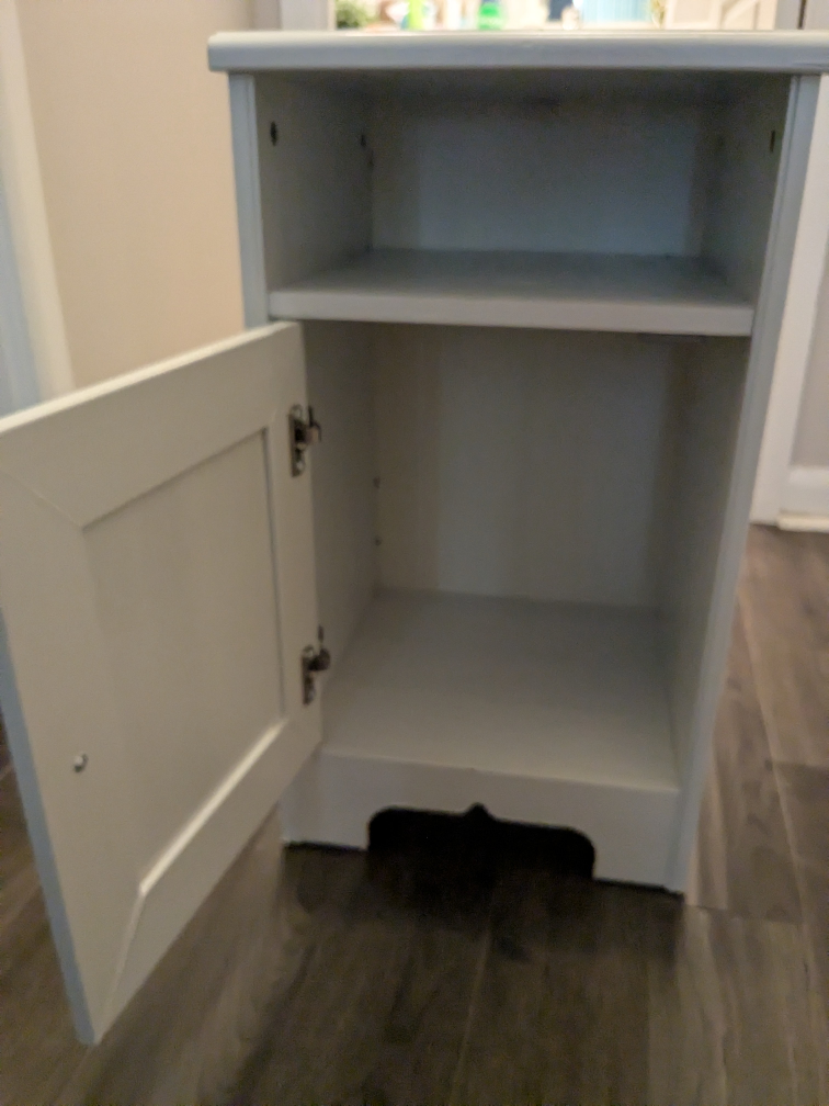 IKEA Aspelunde White Nightstand - photo 2