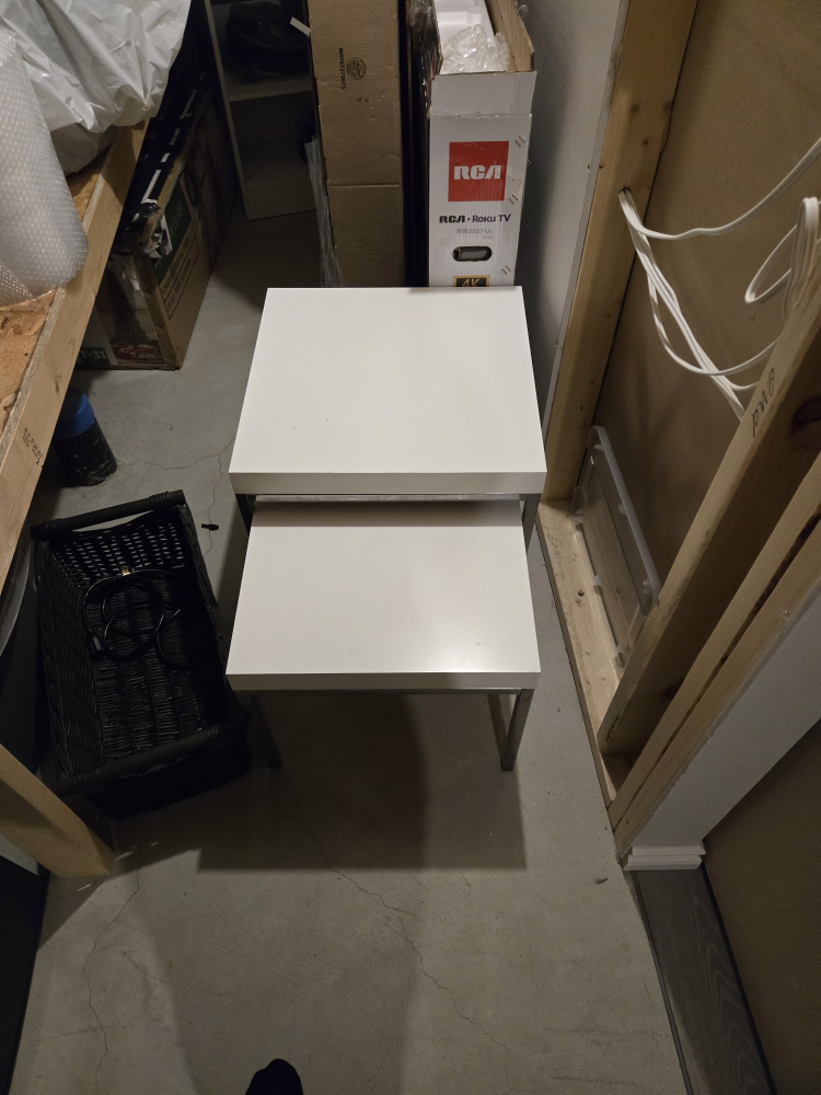 White Nested Coffee Tables