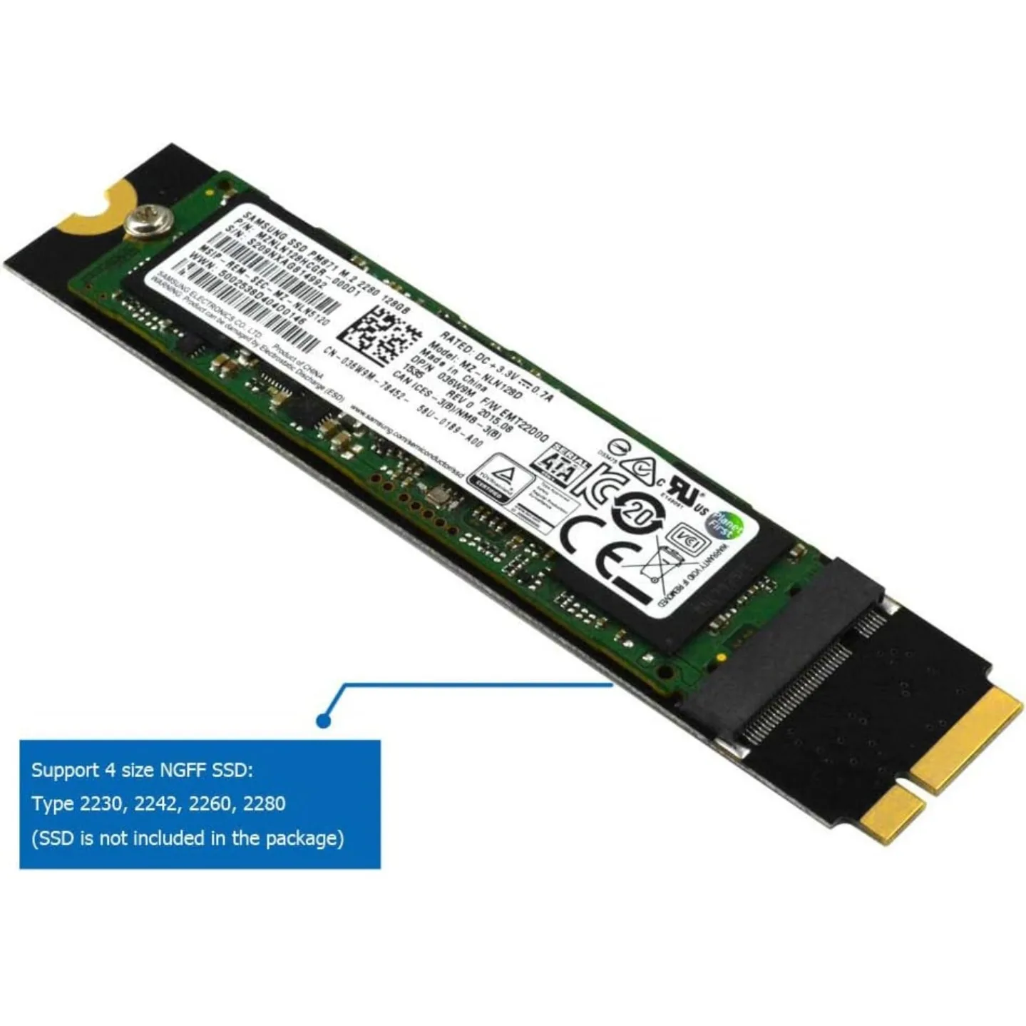 New M.2 NGFF SATA to Macbook Air A1465 A1466 Adapter image indicator(2)